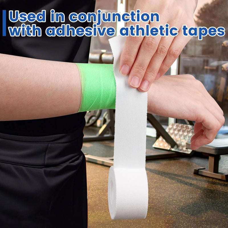 NUITPY 9 Pack Pre Wrap Tape, 9 Colors 2.76 Inch x 11 Yards Prewrap Athletic Tape for Hair Soccer, Pre Wrap Foam Tape, Soccer Pre Wrap Tape, Prewrap Headbands for Hair - Image 5